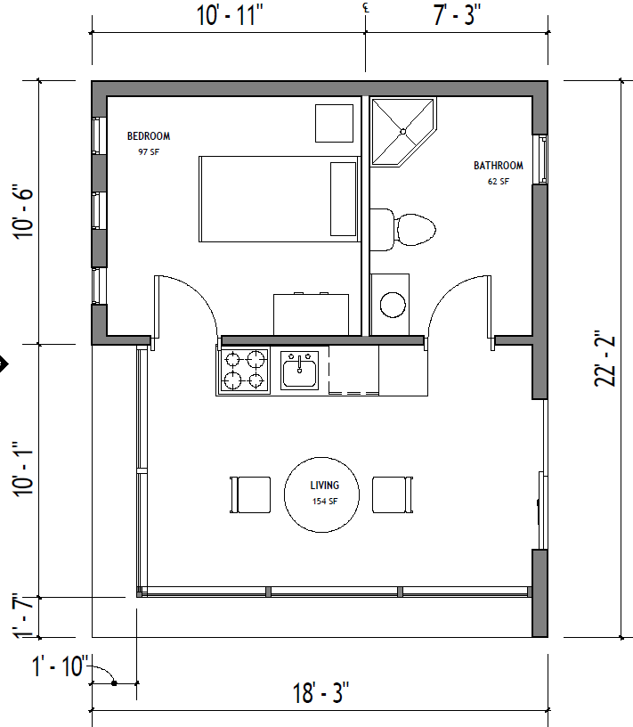 Appleseed House Main Floor Plan